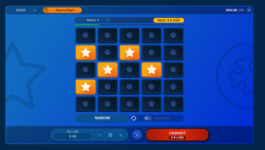 Mines screenshot 1
