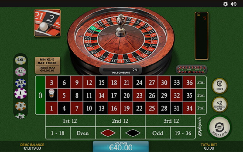 ROULETTE DEMO PLAY